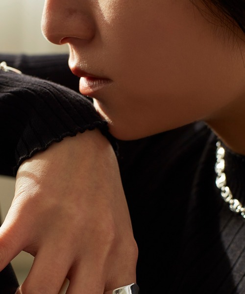 Nothing And Others（ナッシングアンドアザーズ）の「「Nothing And Others/ナッシングアンドアザーズ」Circle Chain necklace（ネックレス・レディース・シルバー・FREE）」の5枚目の写真