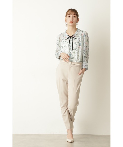 「JILL STUART」 長袖ブラウス SMALL ホワイト レディース JILL by STUART ブラウス シャツ 星柄チュールブラウス