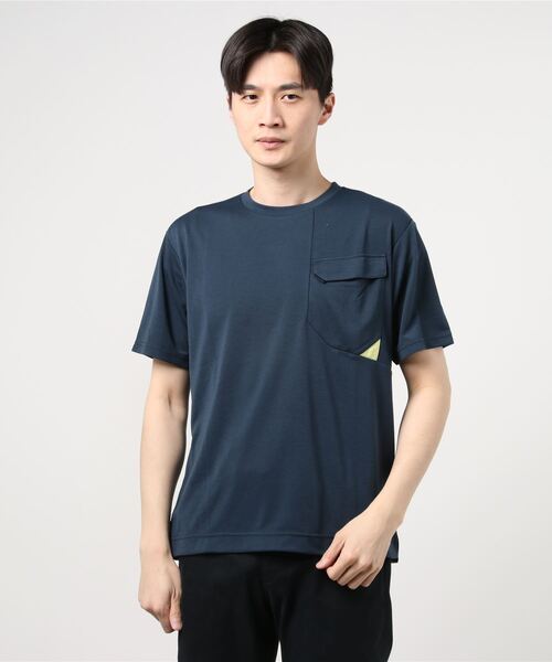phenix(フェニックス)の「Phenix(フェニックス)MOUTAIN ACTIVE Field Pleasure【MENS】Comfy Pocket S/S コンフィポケットショートスリーブ(Tシャツ/カットソー・メンズ・ネイビー/ホワイト/ヘザーグレー・L/M/XL/S)」の3枚目の写真