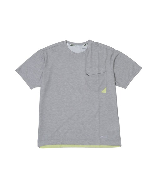 phenix(フェニックス)の「Phenix(フェニックス)MOUTAIN ACTIVE Field Pleasure【MENS】Comfy Pocket S/S コンフィポケットショートスリーブ(Tシャツ/カットソー・メンズ・ネイビー/ホワイト/ヘザーグレー・L/M/XL/S)」の8枚目の写真