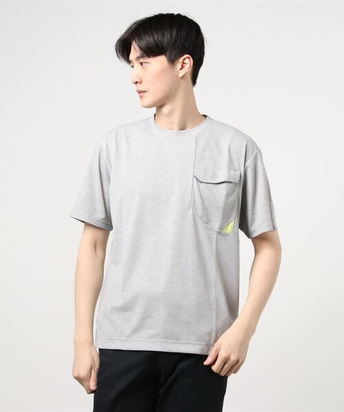 phenix(フェニックス)の「Phenix(フェニックス)MOUTAIN ACTIVE Field Pleasure【MENS】Comfy Pocket S/S コンフィポケットショートスリーブ(Tシャツ/カットソー・メンズ・ネイビー/ホワイト/ヘザーグレー・L/M/XL/S)」の6枚目の写真