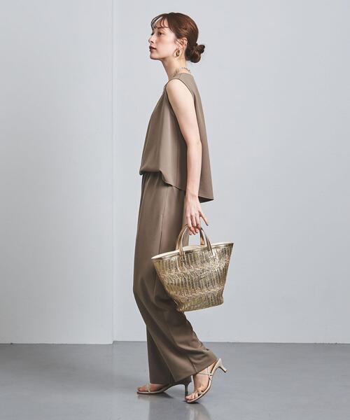 UNITED ARROWS（ユナイテッドアローズ）の「UWCC MTLC ラウンド トートバッグ †◆（トートバッグ・レディース・ゴールド/シルバー・FREE）」の13枚目の写真