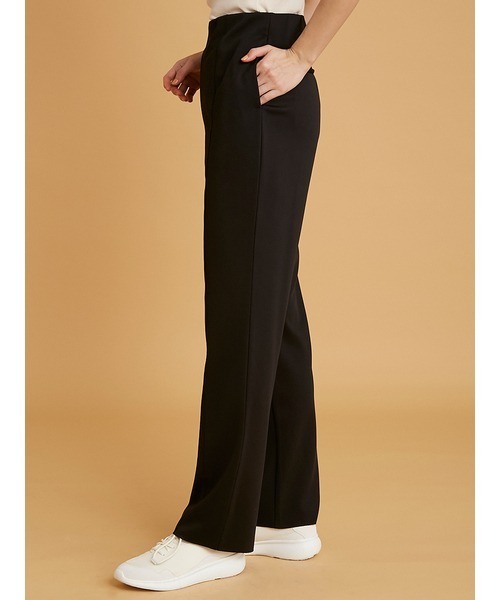 emmi（エミ）の「【emmi atelier】リラックスパンツ（その他パンツ・レディース・ブラック/ダークブラウン・0/1）」の8枚目の写真