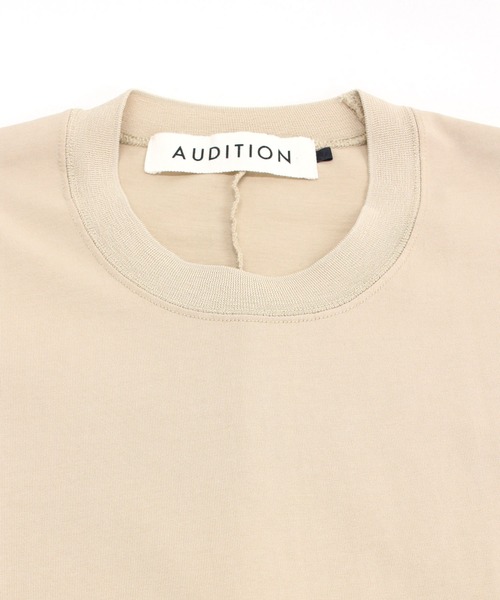 Audition(オーディション)の「M1661 40プレーティングT-ワンピース(チュニック・レディース・ホワイト/ライトベージュ/ブラック・MEDIUM)」の11枚目の写真