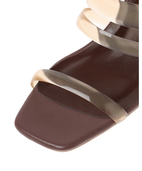 INGNI(イング)の「PVCクリアヒールサンダル(サンダル・レディース・ブラウン/クリア/モカ・M/L)」の12枚目の写真