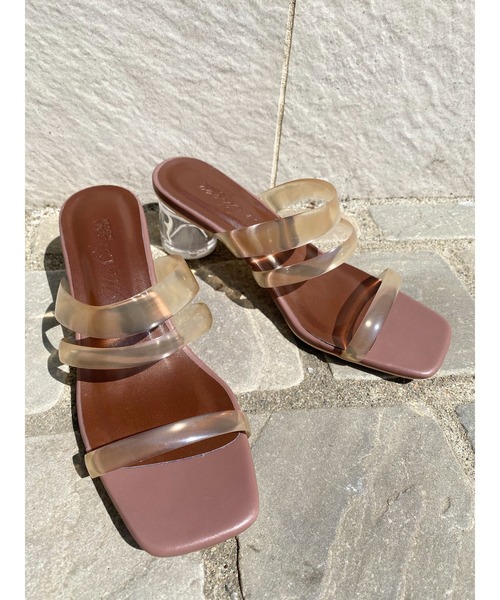 INGNI(イング)の「PVCクリアヒールサンダル(サンダル・レディース・ブラウン/クリア/モカ・M/L)」の22枚目の写真