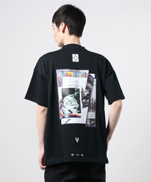 A4A(エーフォーエー)の「A4A エーフォーエー/CLLAGE Tシャツ(Tシャツ/カットソー・メンズ・ホワイト/ブラック・FREE)」の4枚目の写真