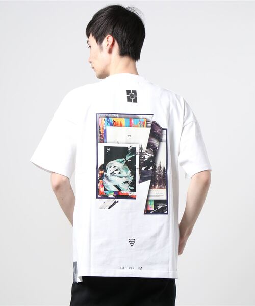 A4A(エーフォーエー)の「A4A エーフォーエー/CLLAGE Tシャツ(Tシャツ/カットソー・メンズ・ホワイト/ブラック・FREE)」の5枚目の写真