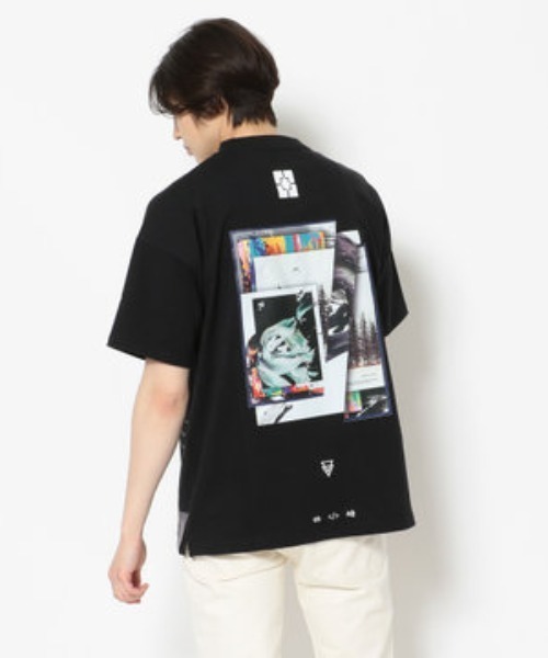 A4A(エーフォーエー)の「A4A エーフォーエー/CLLAGE Tシャツ(Tシャツ/カットソー・メンズ・ホワイト/ブラック・FREE)」の2枚目の写真