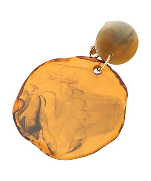 AMERICAN HOLIC(アメリカンホリック)の「ラウンドアクリルイヤリング *(イヤリング・レディース・ブラック/ブラウン/アイボリー・FREE)」の10枚目の写真