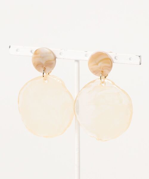 AMERICAN HOLIC(アメリカンホリック)の「ラウンドアクリルイヤリング *(イヤリング・レディース・ブラック/ブラウン/アイボリー・FREE)」の16枚目の写真