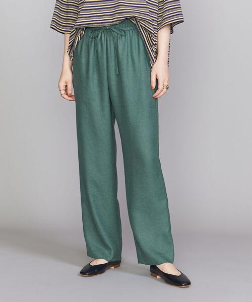 BEAUTY&YOUTH UNITED ARROWS(ビューティーアンドユースユナイテッドアローズ)の「BY リネンライクドローストイージーパンツ ∴(その他パンツ・レディース・ダークグレー/ナチュラル/ライトピンク/ダークグリーン・SMALL/MEDIUM/LARGE)」の8枚目の写真