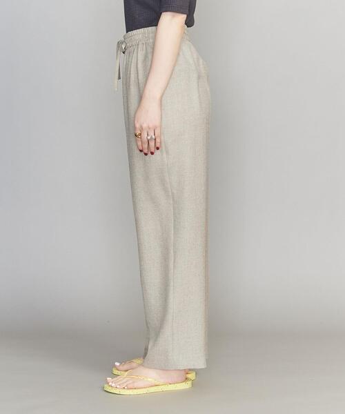 BEAUTY&YOUTH UNITED ARROWS（ビューティーアンドユースユナイテッドアローズ）の「BY リネンライクドローストイージーパンツ ∴（その他パンツ・レディース・ライトピンク/ナチュラル/ダークグレー/ダークグリーン・SMALL/LARGE/MEDIUM）」の18枚目の写真