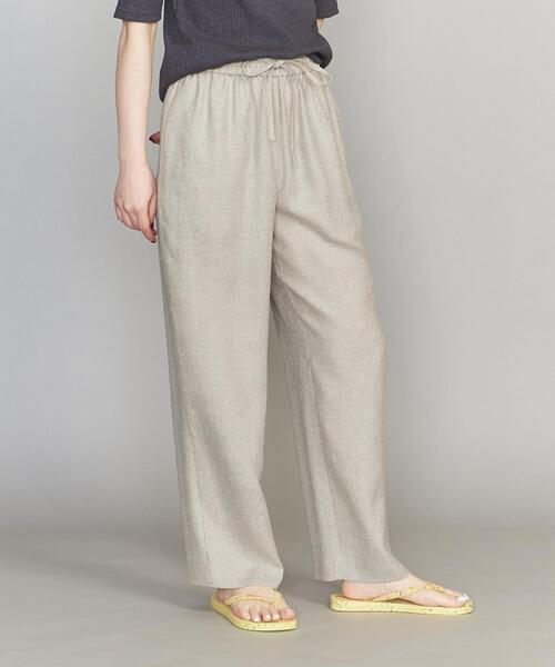 BEAUTY&YOUTH UNITED ARROWS（ビューティーアンドユースユナイテッドアローズ）の「BY リネンライクドローストイージーパンツ ∴（その他パンツ・レディース・ライトピンク/ナチュラル/ダークグレー/ダークグリーン・SMALL/LARGE/MEDIUM）」の20枚目の写真