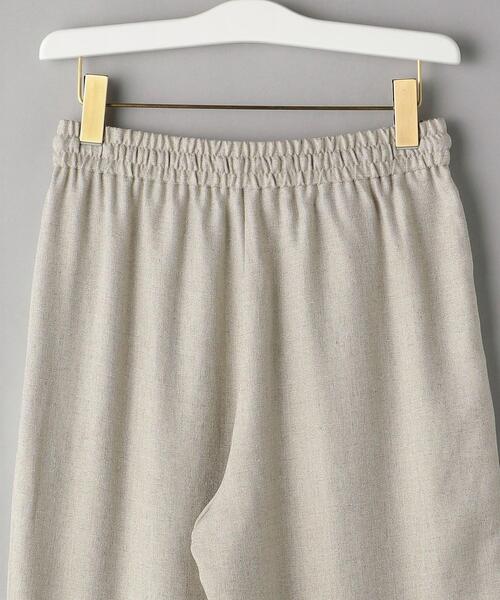BEAUTY&YOUTH UNITED ARROWS（ビューティーアンドユースユナイテッドアローズ）の「BY リネンライクドローストイージーパンツ ∴（その他パンツ・レディース・ライトピンク/ナチュラル/ダークグレー/ダークグリーン・SMALL/LARGE/MEDIUM）」の5枚目の写真