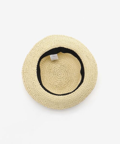 MAJESTIC LEGON（マジェスティックレゴン）の「ピクニックペーパーハット（ハット・レディース・ベージュ/アイボリー・FREE）」の8枚目の写真