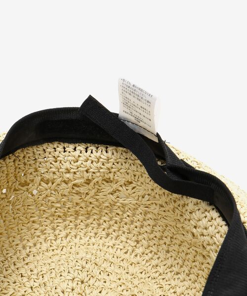 MAJESTIC LEGON（マジェスティックレゴン）の「ピクニックペーパーハット（ハット・レディース・ベージュ/アイボリー・FREE）」の9枚目の写真