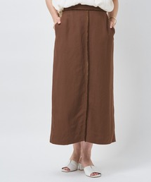 COLLAGE GALLARDAGALANTE（コラージュガリャルダガランテ）の「リネンストレートスカート（スカート）」