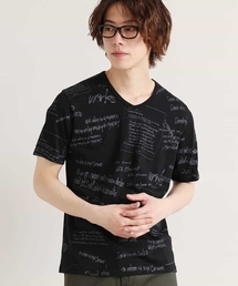 MK MICHEL KLEIN HOMME （エムケーミッシェルクランオム）の「メッセージプリントカットソー（Tシャツ/カットソー・メンズ）」