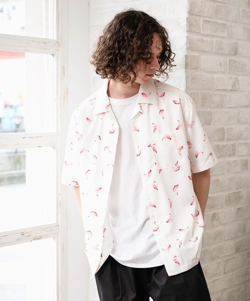 THE HITSS(ヒッツ)の「【THE HITSS】ポリ ドレープ ルーズフィット 無地 総柄 オープンカラーシャツ(シャツ/ブラウス・メンズ・S/E/M/X/P/H/B/J/F/N/V/Q/I/K/C/U/L/D/G/W/O/R/A/ブラック/グリーン/モカ/グレー/ブルー/ホワイト/T・L/M/XL)」の11枚目の写真