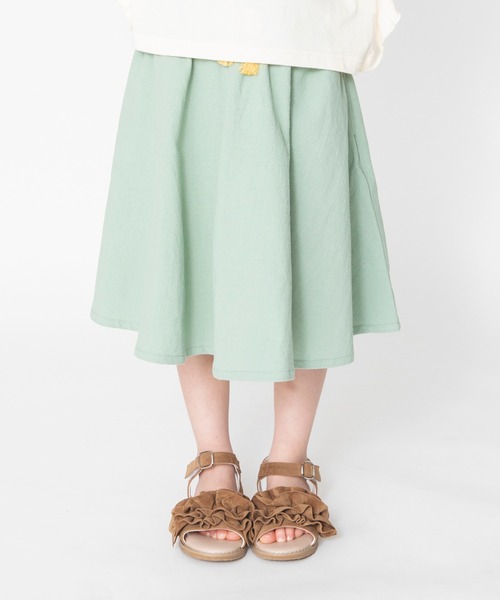 BRANSHES（ブランシェス）の「シンプルスカート（スカート・キッズ・グリーン/ブルー・M/L/S/XL）」の2枚目の写真