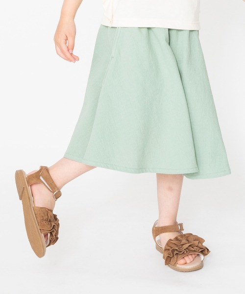 BRANSHES（ブランシェス）の「シンプルスカート（スカート・キッズ・グリーン/ブルー・M/L/S/XL）」の3枚目の写真