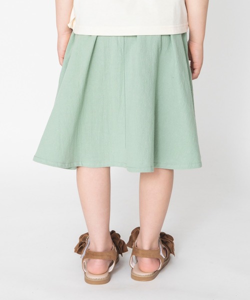 BRANSHES（ブランシェス）の「シンプルスカート（スカート・キッズ・グリーン/ブルー・M/L/S/XL）」の4枚目の写真