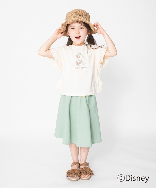 BRANSHES（ブランシェス）の「シンプルスカート（スカート・キッズ・グリーン/ブルー・M/L/S/XL）」の5枚目の写真