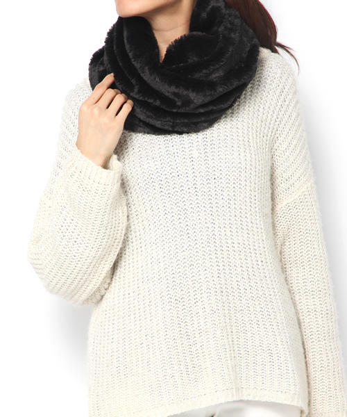 coen（コーエン）の「フェイクファースヌード（ストール/ショール・レディース・ホワイト/ブラック/その他1・フリー）」の8枚目の写真