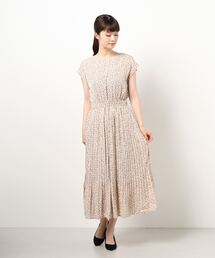 RETRO GIRL | 花柄プリーツワンピース(ワンピース)