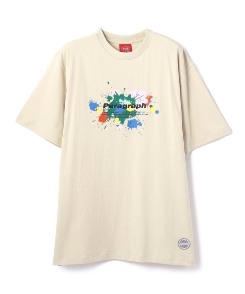 セール Paragraph パラグラフ ペンキプリント半袖tシャツ Penki Tee Tシャツ カットソー Paragraph パラグラフ のファッション通販 Zozotown