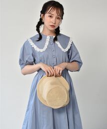 ems excite | デカ襟レースワンピース(ワンピース)