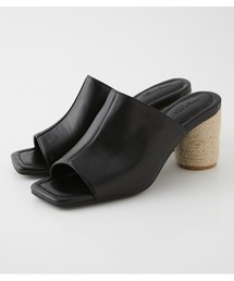 AZUL by moussy | JUTE ROUND HEEL SANDALS(サンダル)