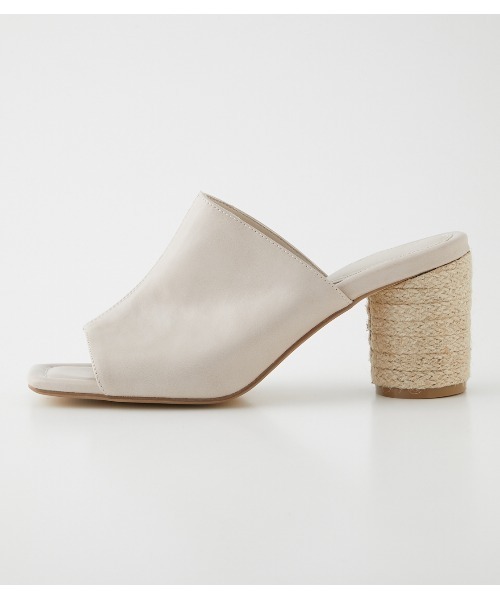 AZUL by moussy（アズールバイマウジー）の「JUTE ROUND HEEL SANDALS（サンダル・レディース・ブラック/オレンジ/アイボリー・LARGE/SMALL/MEDIUM）」の16枚目の写真