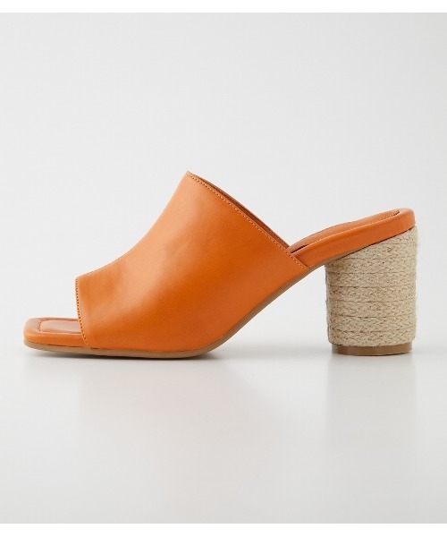 AZUL by moussy（アズールバイマウジー）の「JUTE ROUND HEEL SANDALS（サンダル・レディース・ブラック/オレンジ/アイボリー・LARGE/SMALL/MEDIUM）」の19枚目の写真