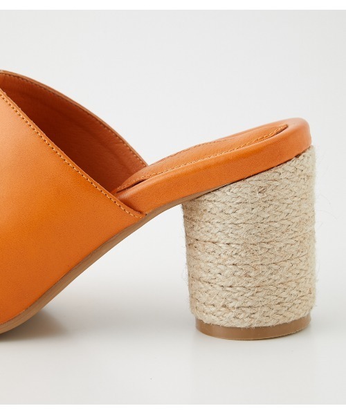 AZUL by moussy（アズールバイマウジー）の「JUTE ROUND HEEL SANDALS（サンダル・レディース・ブラック/オレンジ/アイボリー・LARGE/SMALL/MEDIUM）」の15枚目の写真