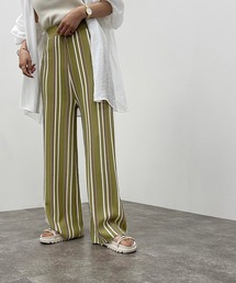 apres jour mignon | マルチストライプニットパンツ【ZOZOTOWN限定アイテム】(その他パンツ)