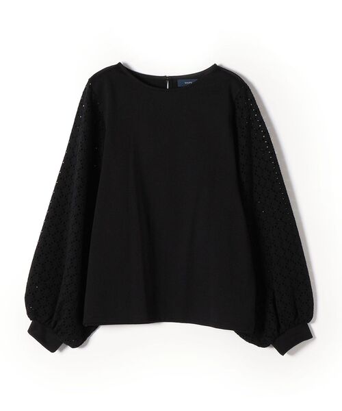 tシャツ フライスコンビボリュームスリーブプルオーバー レディース allureville tシャツ フライスコンビボリュームスリーブプル