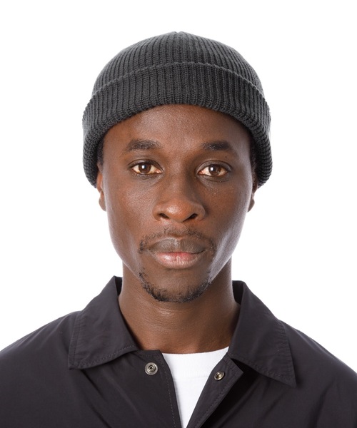 DAILY STANDARD by SANDINISTA（デイリースタンダードバイサンディニスタ）の「Daily Acrylic Rib Knit Cap / アクリルリブニットキャップ（ニットキャップ/ビーニー・メンズ・チャコールグレー/ブラック/ネイビー/カーキ・FREE）」の7枚目の写真