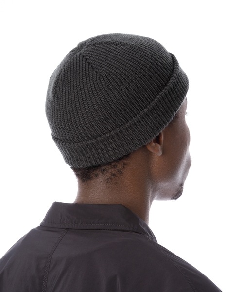 DAILY STANDARD by SANDINISTA（デイリースタンダードバイサンディニスタ）の「Daily Acrylic Rib Knit Cap / アクリルリブニットキャップ（ニットキャップ/ビーニー・メンズ・チャコールグレー/ブラック/ネイビー/カーキ・FREE）」の8枚目の写真