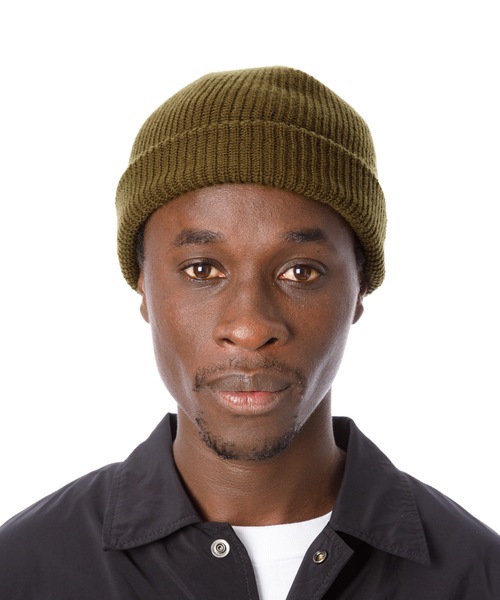 DAILY STANDARD by SANDINISTA（デイリースタンダードバイサンディニスタ）の「Daily Acrylic Rib Knit Cap / アクリルリブニットキャップ（ニットキャップ/ビーニー・メンズ・チャコールグレー/ブラック/ネイビー/カーキ・FREE）」の11枚目の写真