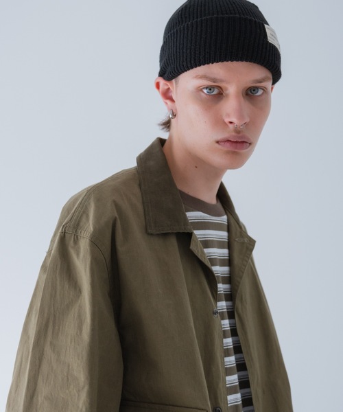 DAILY STANDARD by SANDINISTA（デイリースタンダードバイサンディニスタ）の「Daily Acrylic Rib Knit Cap / アクリルリブニットキャップ（ニットキャップ/ビーニー・メンズ・チャコールグレー/ブラック/ネイビー/カーキ・FREE）」の21枚目の写真