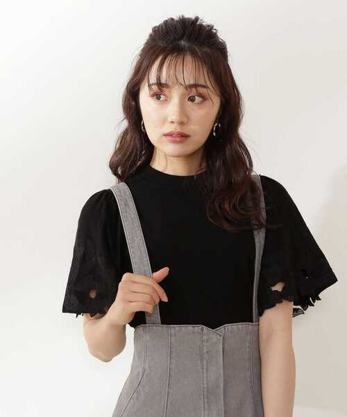 PROPORTION BODY DRESSING（プロポーションボディドレッシング）の「エンブロイダリーフレアニット / 1211270801（ニット/セーター・レディース・ボルドー/ブラック/ダークグレー・FREE）」の5枚目の写真