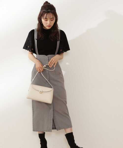 PROPORTION BODY DRESSING（プロポーションボディドレッシング）の「エンブロイダリーフレアニット / 1211270801（ニット/セーター・レディース・ボルドー/ブラック/ダークグレー・FREE）」の6枚目の写真