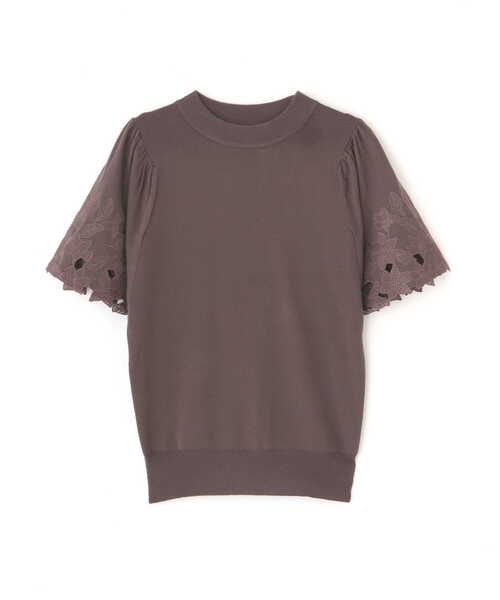 PROPORTION BODY DRESSING（プロポーションボディドレッシング）の「エンブロイダリーフレアニット / 1211270801（ニット/セーター・レディース・ボルドー/ブラック/ダークグレー・FREE）」の8枚目の写真