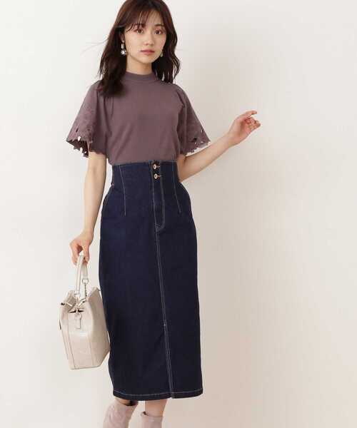 PROPORTION BODY DRESSING（プロポーションボディドレッシング）の「エンブロイダリーフレアニット / 1211270801（ニット/セーター・レディース・ボルドー/ブラック/ダークグレー・FREE）」の9枚目の写真