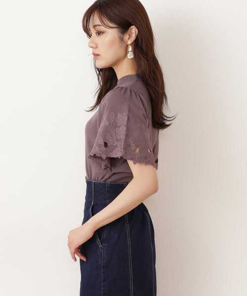 PROPORTION BODY DRESSING（プロポーションボディドレッシング）の「エンブロイダリーフレアニット / 1211270801（ニット/セーター・レディース・ボルドー/ブラック/ダークグレー・FREE）」の10枚目の写真