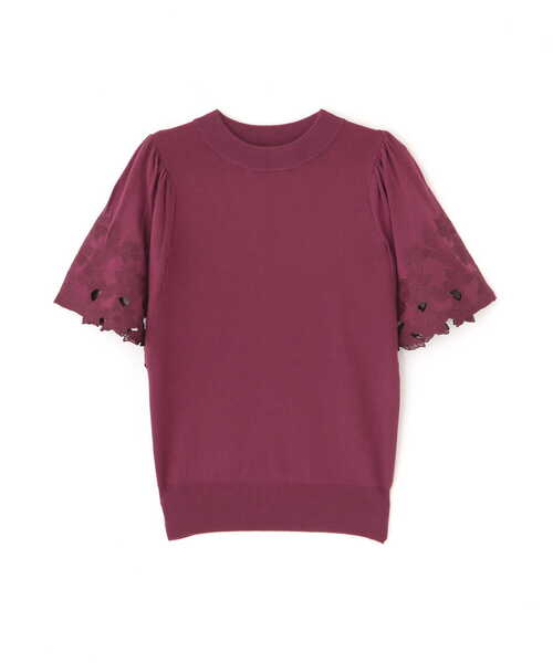 PROPORTION BODY DRESSING（プロポーションボディドレッシング）の「エンブロイダリーフレアニット / 1211270801（ニット/セーター・レディース・ボルドー/ブラック/ダークグレー・FREE）」の13枚目の写真