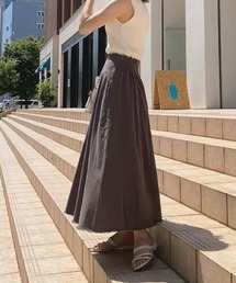 KOBE LETTUCE | 切りっぱなしストーンウォッシュスカート(スカート)