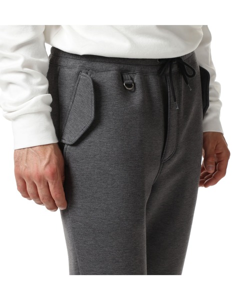 SOPHNET.（ソフネット）の「TECH KNIT HEM ZIP PANTS（スウェットパンツ・メンズ・チャコールグレー/ブラック・MEDIUM/LARGE/SMALL/X-LARGE）」の12枚目の写真